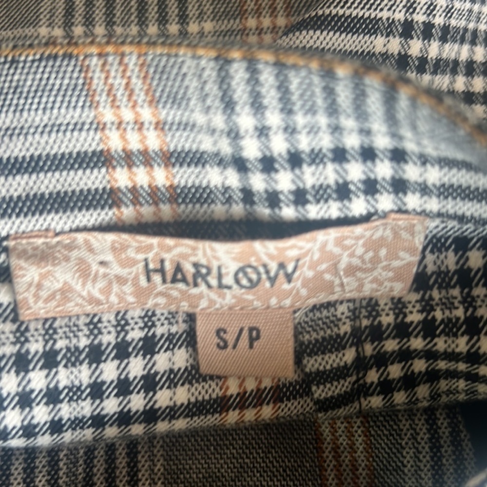 Harlow Lena Check Wrap Front Overlay Min Skirt Size S - Picture 13 of 16